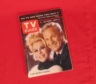 Tv Guide January 8 – 14 1966.  Debut Of Batman,  Vg