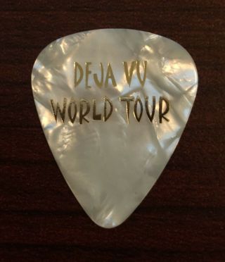 John Fogerty 2004 Deja Vu World Tour Concert Pearl White Guitar Pick