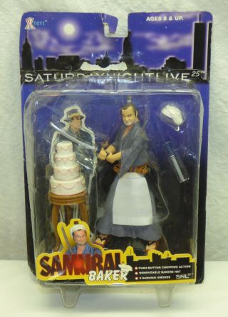 Vtg X - Toys Samurai Baker Action Figure John Belushi Snl Saturday Night Live Nib