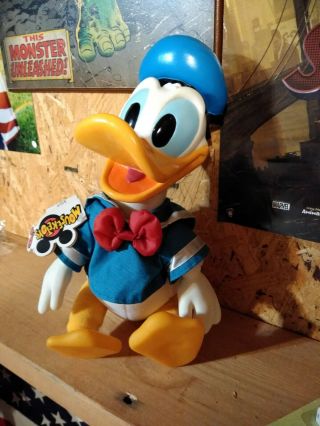 Disney Donald Duck Vintage Doll:head,  Hands,  Feet (vinyl),  Body (plush) 14 "