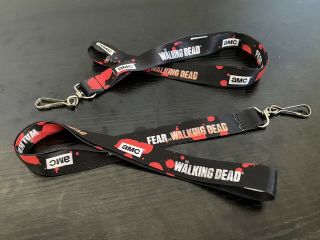 Official Amc Fear The Walking Dead Lanyard - Sdcc 2016 Comic - Con Exclusive Rare