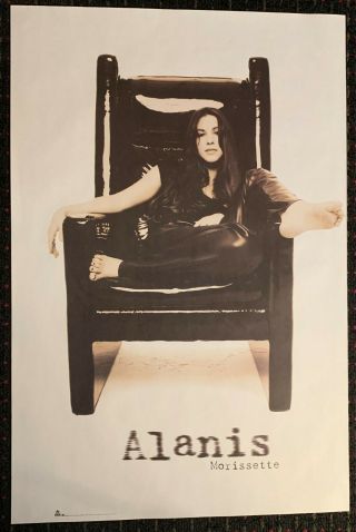 Alanis Morissette 24x36 Orig Promo Poster Record Store Display Maverick/reprise