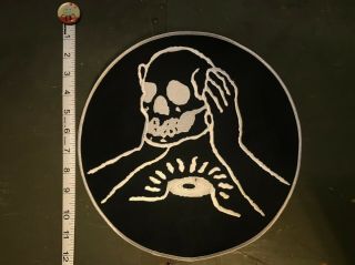 Against Me Skull Back Patch From Tour In Nashville On 10/08/2014