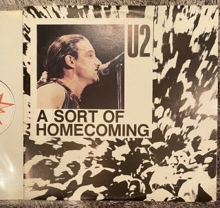 Rare U2 Vinyl Live Boot 2 Lps - A Sort Of Homecoming 1987 Usa - Exc