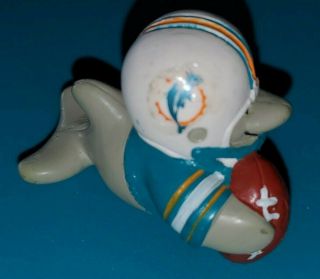 Vintage 1980’s Huddles Miami Dolphins Pvc Figure Football Rare Htf 80s Toy