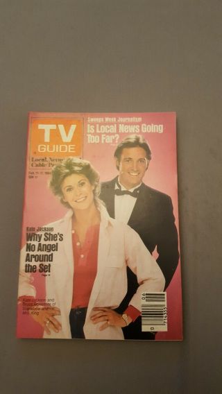 Tv Guide 1984 Kate Jackson Of Scarecrow & Mrs.  King.  L.  A.  Edition.