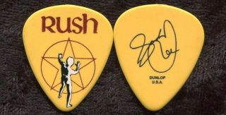 Rush 2010 Time Machine Tour Guitar Pick Geddy Lee Custom Concert Stage Pick