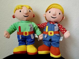 Bob The Builder And Wendy Plush Interactive Talking Bob The Builder & Wendy Toys