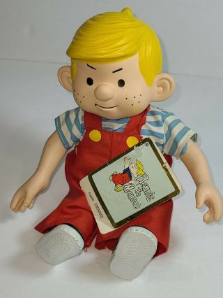 1987 Dennis The Menace Doll W/ Tags Hamilton Gifts Presents