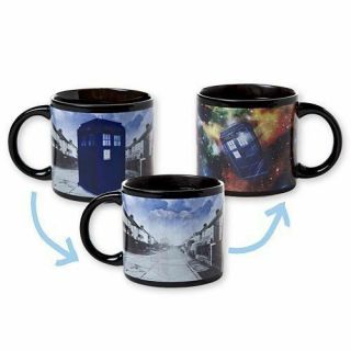 " Doctor Who " Disappearing Tardis Coffee Mug Ceramic Cup