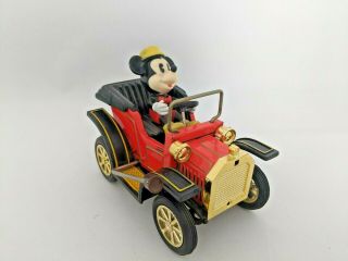 Vintage 1981 Masuyada Walt Disney Mickey Mouse 1908 Lever Toy Car
