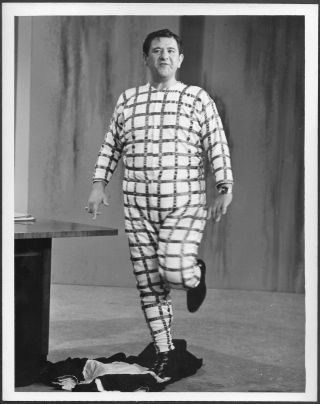 Comedian Buddy Hackett 1963 Tv Promo Photo 1960s Tv Comedy