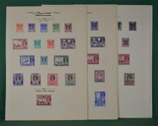 Burma Stamps Selection On 7 Album Pages (k32)