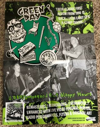 Green Day 1039 Smoothed Out Og Promo Poster Ex Cond Never Hung 18x24 Lookout Rec