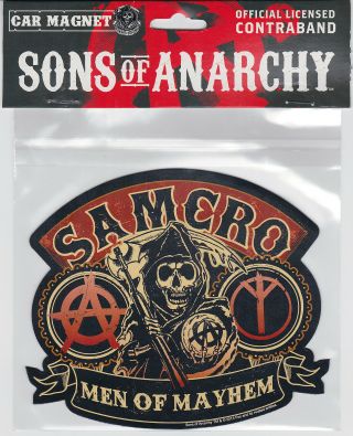 Sons Of Anarchy Samcro Men Of Mayhem Car / Truck Magnet Licensed