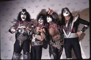 Kiss Rock Music Band Vintage 35mm Slide Transparency 3068 Negative Photo
