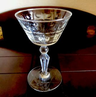 Vintage Champagne Cocktail Coupes Glasses Sherbets Libbey Rock Sharpe Stemware 5 3