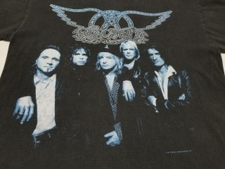 Aerosmith Nine Lives Concert Tour T - Shirt Large 1997 Vinatge