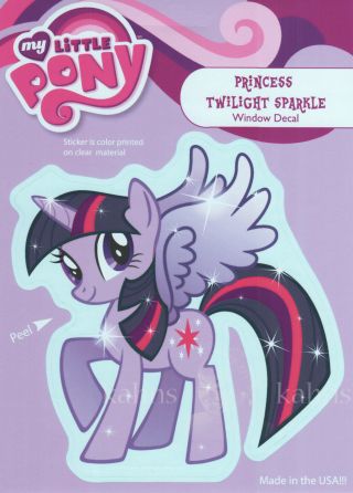My Little Pony Princess Twilight Sparkle Car Window Sticker Decal - 5 " Official