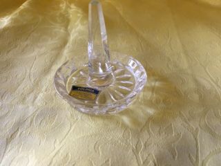 Polonia 24 Lead Crystal Ring Stand (made In Poland)