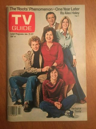 1978 Vintage The Cast Of Family Tv Guide - No Mailing Label - Vg