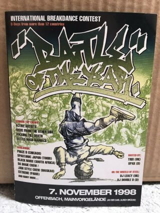 Battle Of The Year Rare Flyers - Mode 2,  B - Boy,  Breakin’,  Hip Hop,  Graffiti,  VHS 2