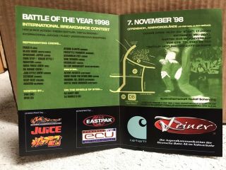 Battle Of The Year Rare Flyers - Mode 2,  B - Boy,  Breakin’,  Hip Hop,  Graffiti,  VHS 3