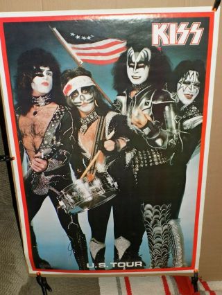 Vintage 1976 Kiss " U.  S.  Tour " 