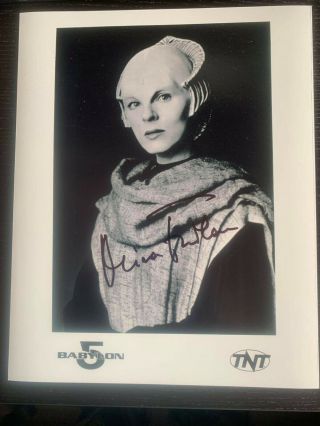 Babylon 5 Autographed Photo,  Mira Furlan (delenn)