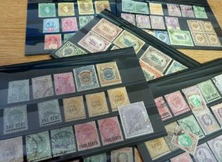 British Commonwealth: Straits Settlements,  Malaysia And Sarawak From Old Collect