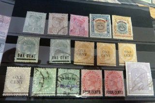 BRITISH COMMONWEALTH: STRAITS SETTLEMENTS,  MALAYSIA AND SARAWAK FROM OLD COLLECT 2