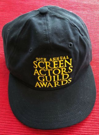 20th Annual Screen Actors Guild Awards Black Baseball Cap Sag Tnt Tbs -