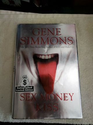 2003 Signed Gene Simmons Sex Money Kiss Hardcover Book Autographed