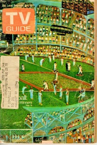 Vintage - Tv Guide 4/5/1975 - Baseball Winners - Very Good