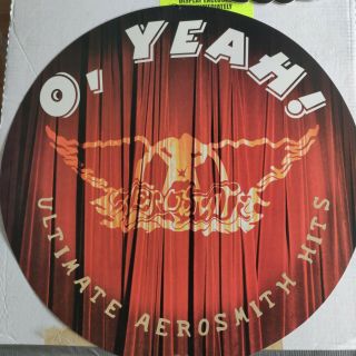 Aerosmith O,  Yeah Hanging Hits Mobile Store Promo Display 2