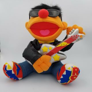 Sesame Street 1998 Singing Ernie Rock’n’roll Guitar Playing 13,  " Plush/ Soft Toy