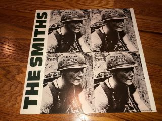Morrissey The Smiths Rare Limited Edition Promo Flat Lithograph Poster Meat Is M