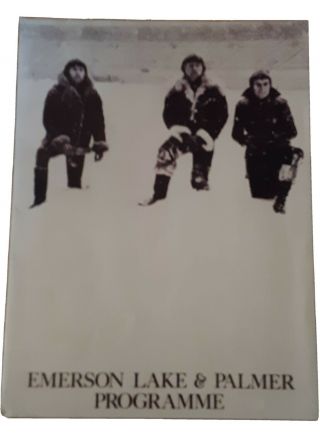 Emerson,  Lake & Palmer Elp 1977 / 78 Tour Concert Poster Program Book