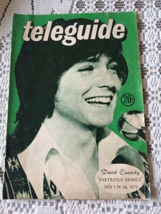 1973 The Okanagan Television System Teleguide David Cassidy Cover