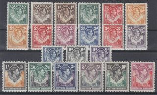 P130861/ British Northern Rhodesia / Sg 25/45 Mh Full Set Cv 374 $
