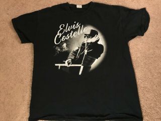 Vintage Elvis Costello Imposters West Coast 2014 Tour Xl Shirt La Seattle Rare