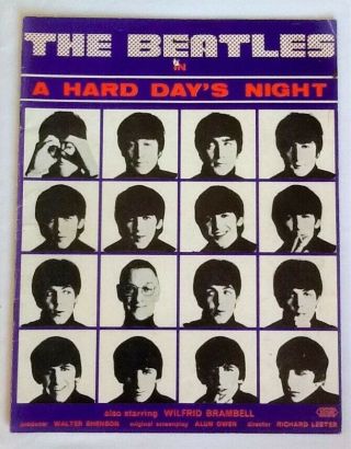 Vintage The Beatles A Hard Day 