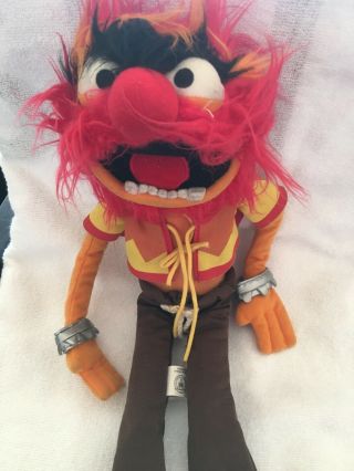 Disney Store Exclusive The Muppets Most Wanted Animal Drummer 19” Plush Figure