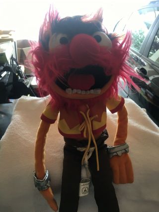 Disney Store Exclusive The Muppets Most Wanted Animal Drummer 19” Plush Figure 2