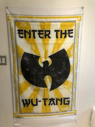 Wu - Tang Clan Enter The Wu - Tang Poster Flag Fabric Wall Tapestry 3x5 Feet Banner
