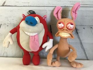 Nickelodeon Ren And Stimpy Show 10 " Vintage Plush Toy Dolls Mattel 1992