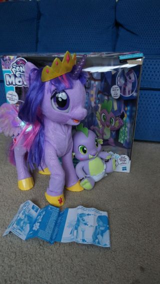 My Little Pony The Movie Magical Princess Twilight Sparkle Interactive Toy Spike