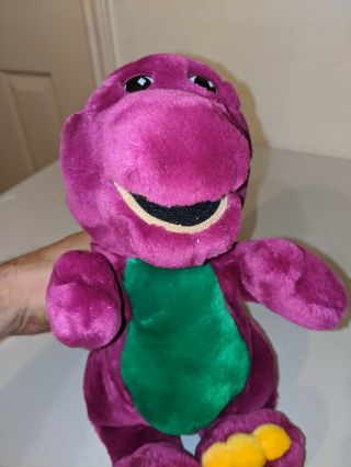 Barney & Friends Purple 13 " Dinosaur Plush Stuffed Toy Vintage 1992 Lyons