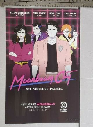 Moonbeam City Tv Show Rare Print Advertisement