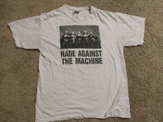 Rage Against The Machine Vintage Band T Shirt Size Medium Nunns & Guns 1997 Rock